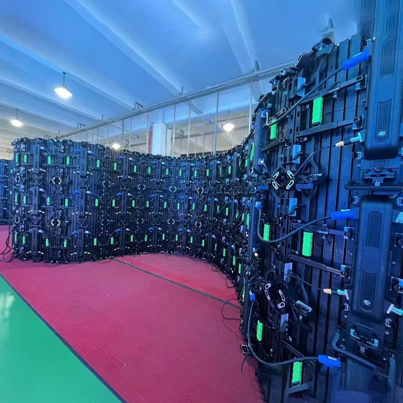 Seamless Flexible LED Rental Screen for Immersive Experiences